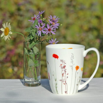 Becher Sommerwiese Fine Bone China 250 ml
