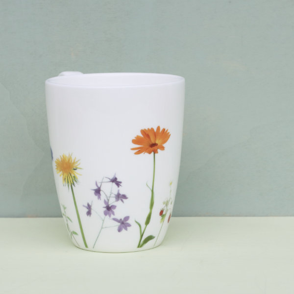 Fine Bone China Becher "Wilder Sommer", 250 ml – Bild 3