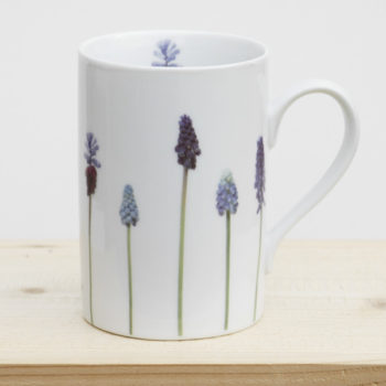 Becher Porzellan 250ml Perlhyazinthen