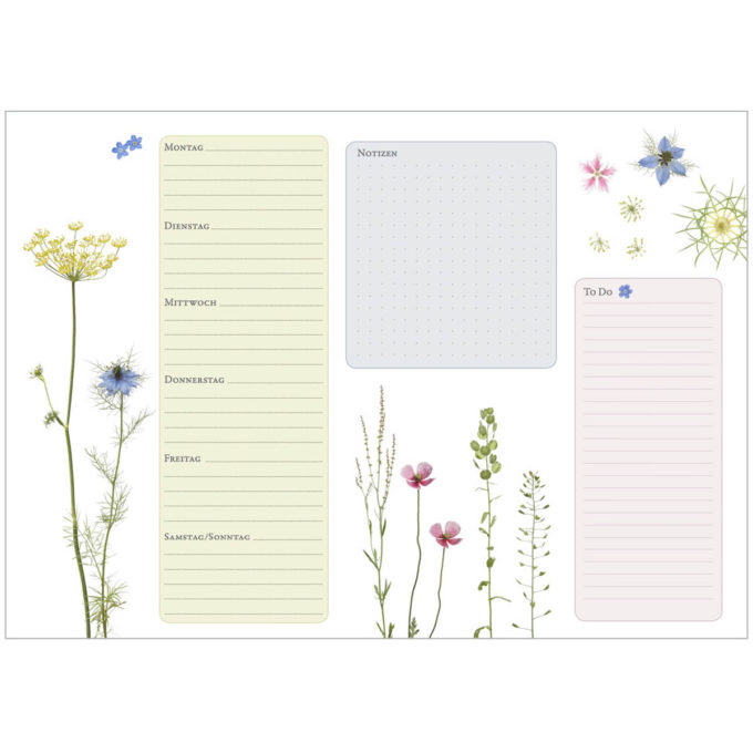 Wochenplaner A4 "Nigella"
