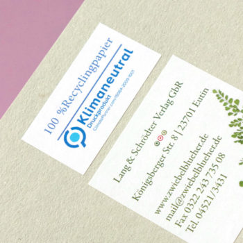 Klimaneutraler Druck