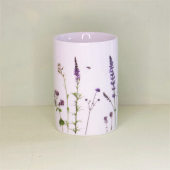 Porzellanbecher gerade Motiv 