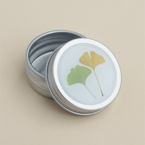 Pillendöschen "Ginkgo"