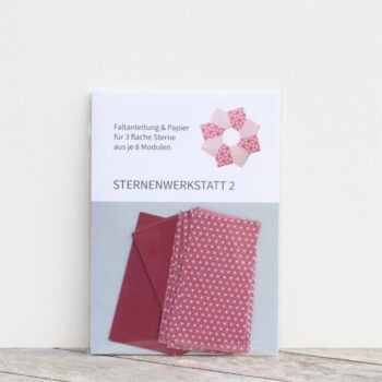Bastelset für flache Sterne aus Modulen
